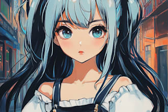 draw anime, manga or game characters