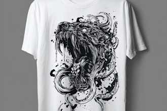 draw political, patriotic, retro flag  t shirt design