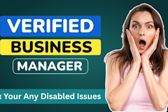 create fresh verified fb business manager and ads account