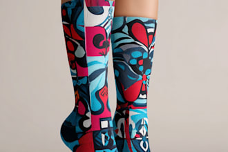 make a unique socks design