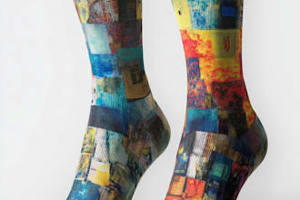 design custom and unique socks design