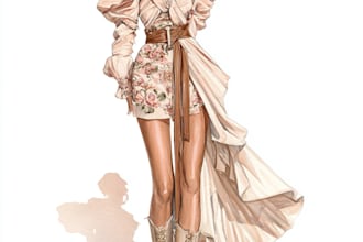 create detailed fashion flats or fashion cad