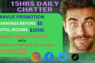 be your fanvue manager 9hrs fanvue chatter get fanvue paid subs fanvue promotion