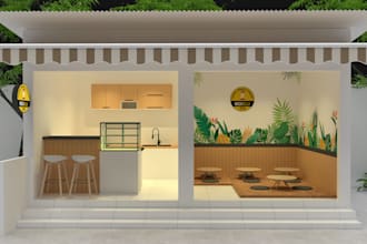 design your store with sketchup and rendering