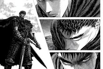do manga page custom dark berserk style art
