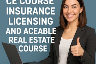 do ce course insurance licensing and aceable real estate course