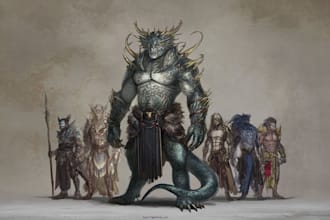 draw fantasy or dnd creatures and monsters