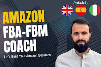 be your amazon coach and consultant in english, spanish or italian