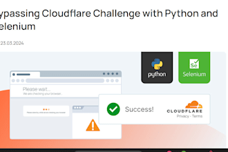 selenium python crawler or scraper