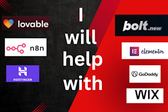 migrate or help with lovable ai, bolt to wordpress ,hostinger, elementor website
