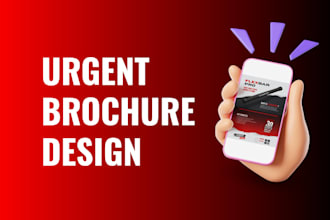 design urgent brochures in canva