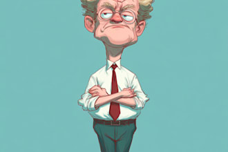 draw a custom political cartoon