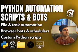 build python automation scripts and bots for any task