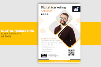 design unique and minimalist flyers for your brand
