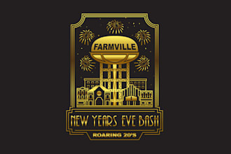 design farmville years eve bash logo