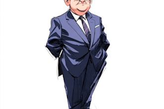 desing a political cartoon art