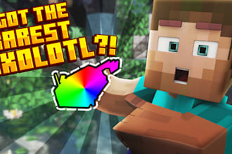 design professional minecraft thumbnails for your channel