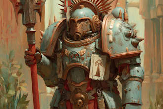 create warhammer 40k art