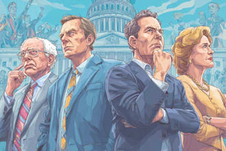 make a political cartoon art