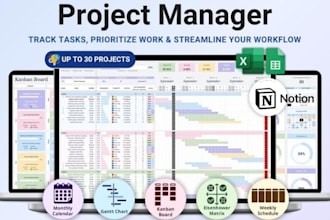 setup workflow automation and integrate clickup, monday, notion gantt tools