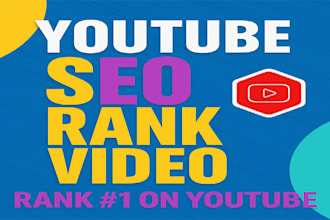 help to rank and optimize youtube videos for organic growth
