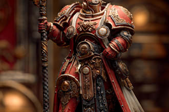 do model warhammer 40k character for you