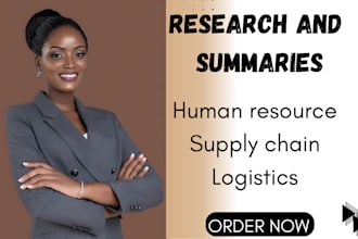 do human resource, logistics and supply chain management