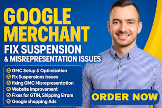 fix google merchant center disapprovals, online store and setup product feed
