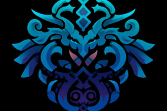 design a professional fantasy, rpg, scifi game, nft logo