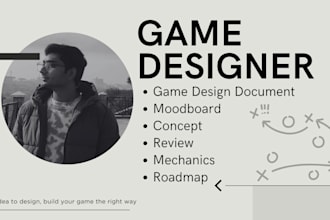 be your game designer for gdd, concept, mechanics, and game review