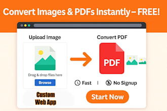 develop web app to convert images to PDF and PDF to images