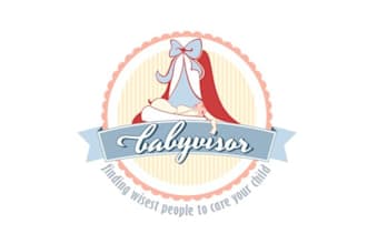 design extraordinary baby sitter finder logo