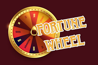 do customised fortune wheel designs