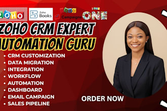 set up and customize zoho CRM zoho one zoho campaign zoho forms zoho desk