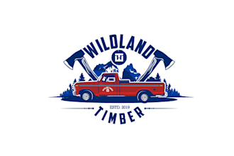 design ideal tree removal and lumber company logo