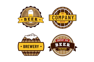 premium logo and label design for wine, beer, whiskey, vodka, liquor and cigars