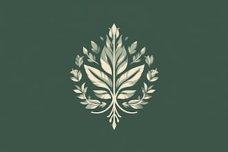 do boho  botanical minimalist logo design