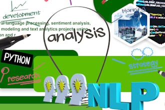 do sentiment analysis, topic modeling, natural language processing