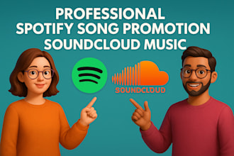 do professional spotify song promotion soundcloud music
