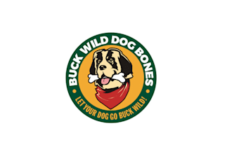 design aesthetics dogs buck wild logo