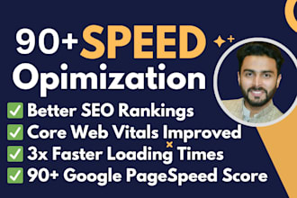 do wordpress speed optimization, website speed up, increase google page speed
