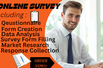 get 1000 respondents to fill online survey using google forms, jotform, typeform