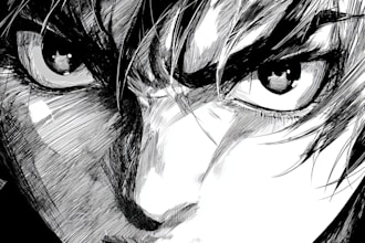 do manga style comic book page webtoon comic manga artist