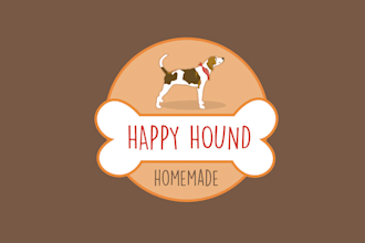 design elegant dog food company logo