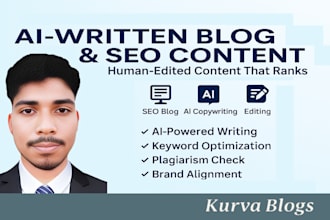 do ai SEO blog, copywriting, human edited content that ranks