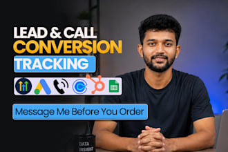 setup call tracking, lead form and CRM offline conversion tracking