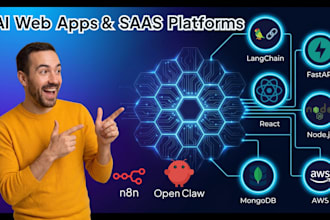 build ai website, saas apps,  open claw and gpt integration