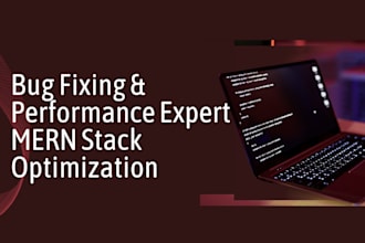 do bug fixing and performance optimization for your mern stack web application