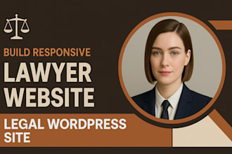 build lawfirm website lawyer website attorney website wordpress law firm website