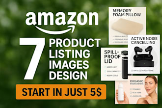 design listing images for amazon shopify ebay esty products